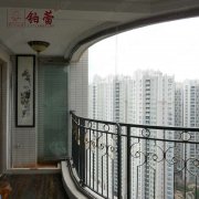 封陽臺(tái)S弧形全開無框陽臺(tái)